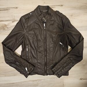 Vegan Leather Jacket
